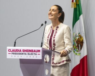 La presidenta Claudia Sheinbaum